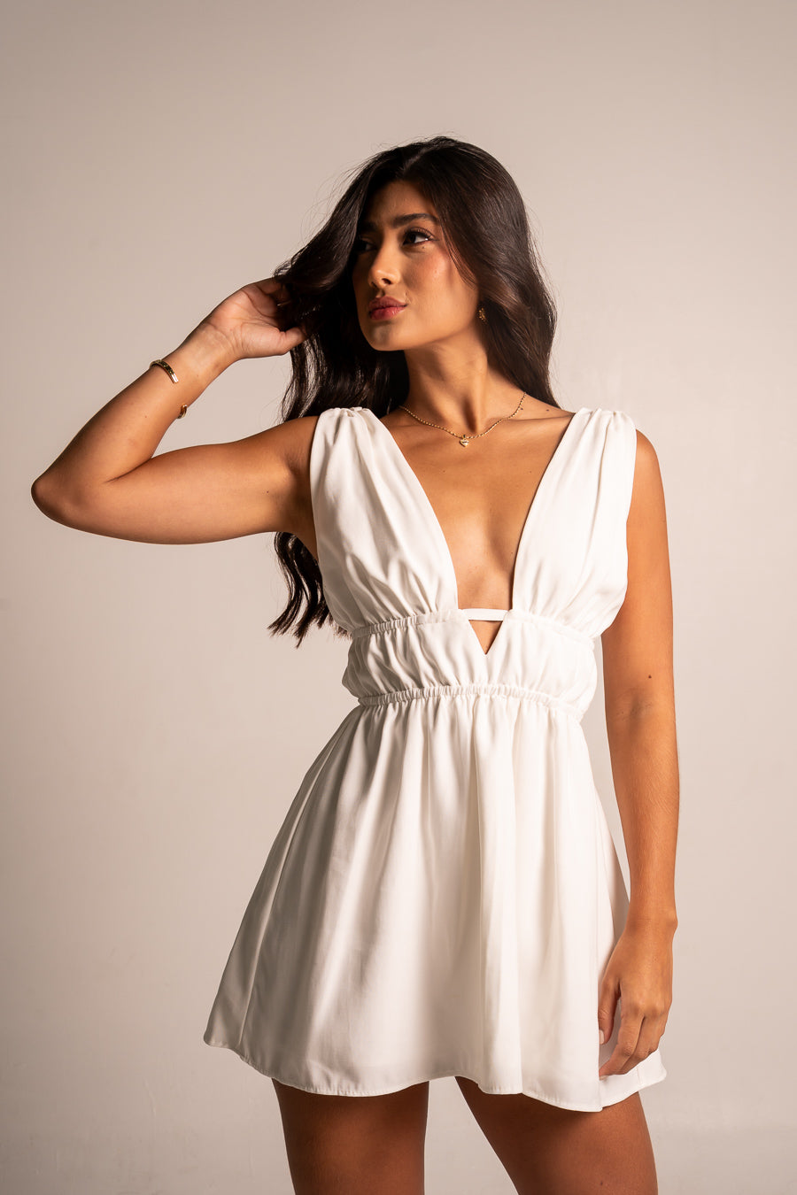 CELESTE DRESS BLANCO