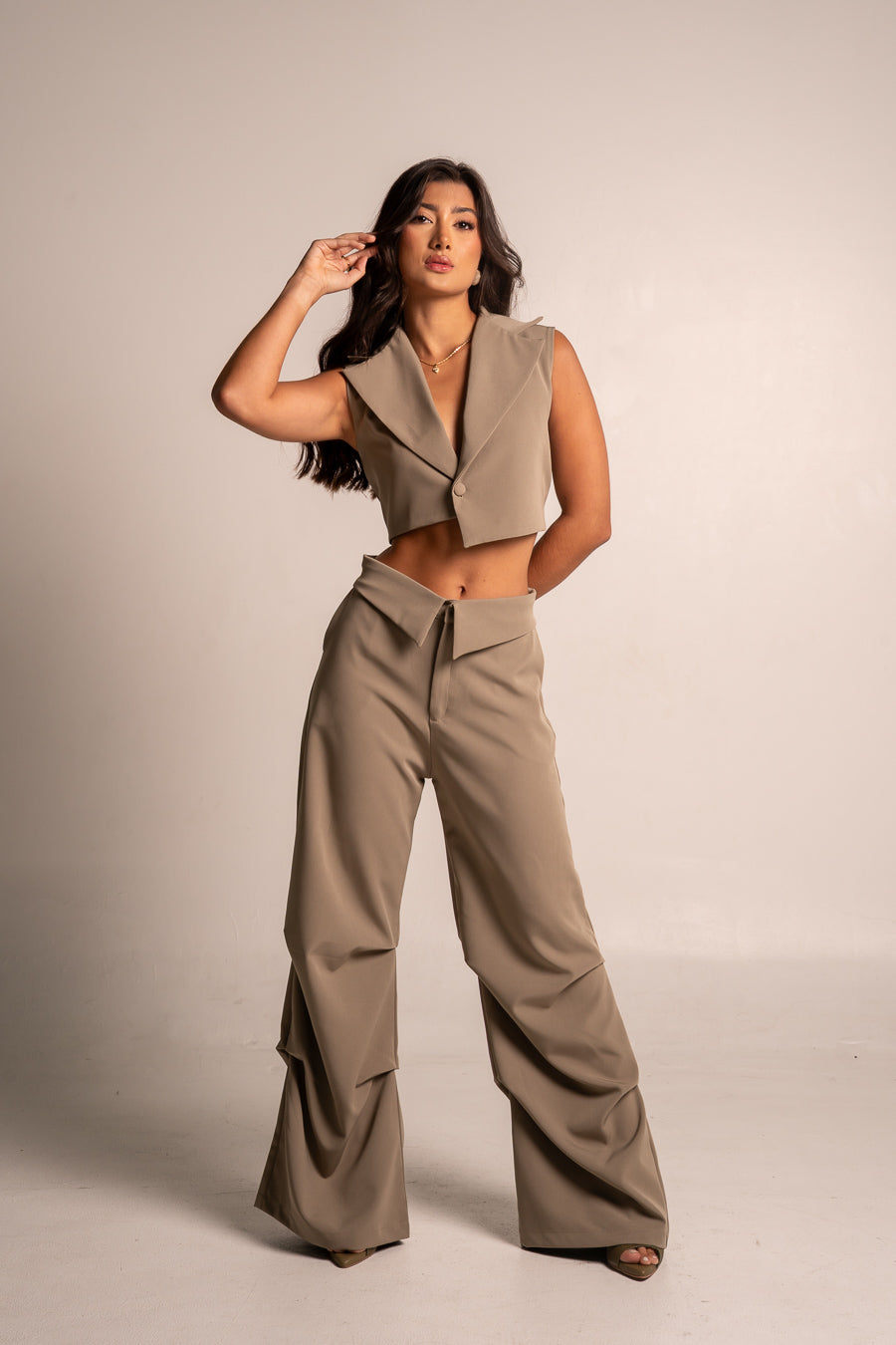 VERA PANT OLIVA