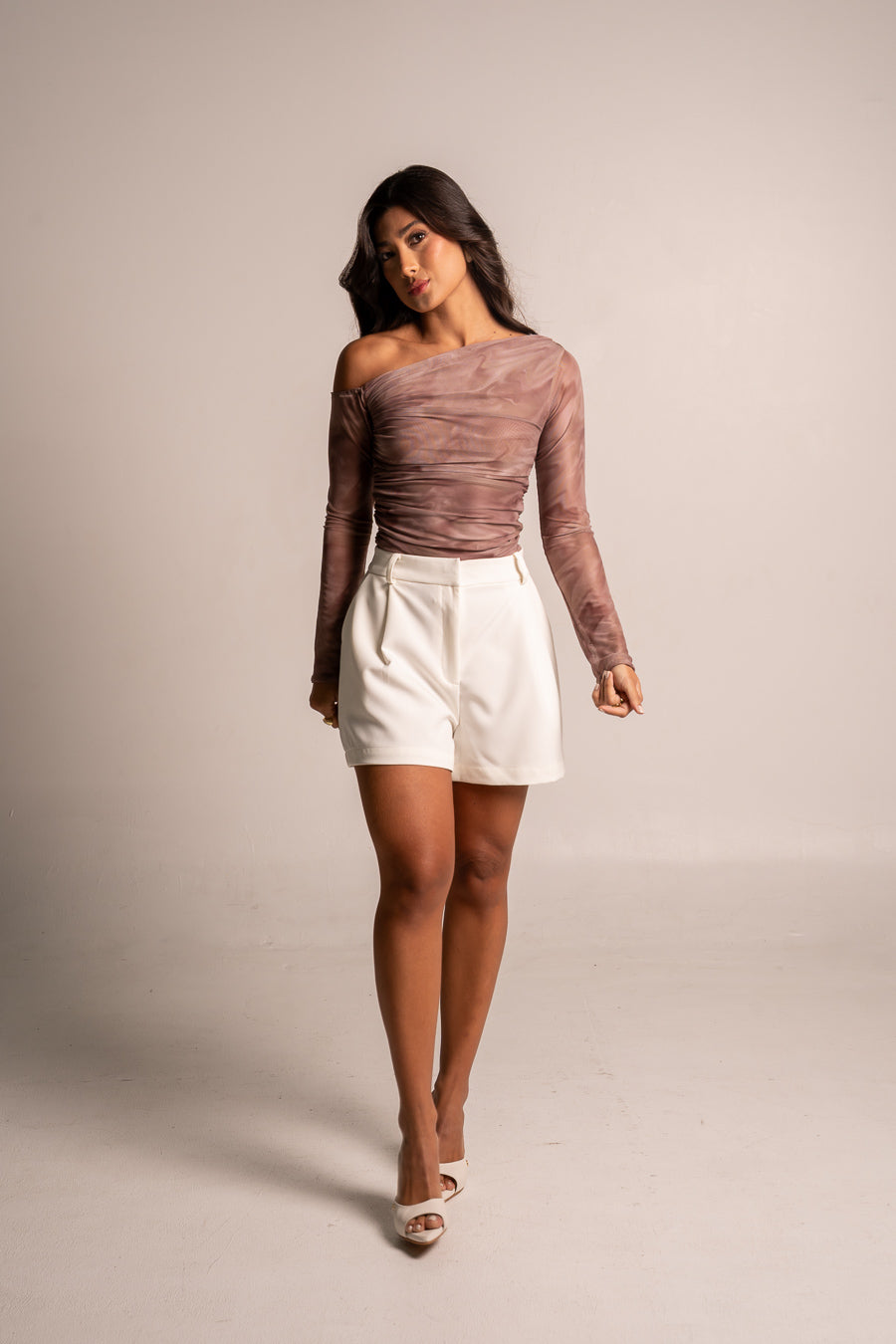 AURA SHORT BLANCO